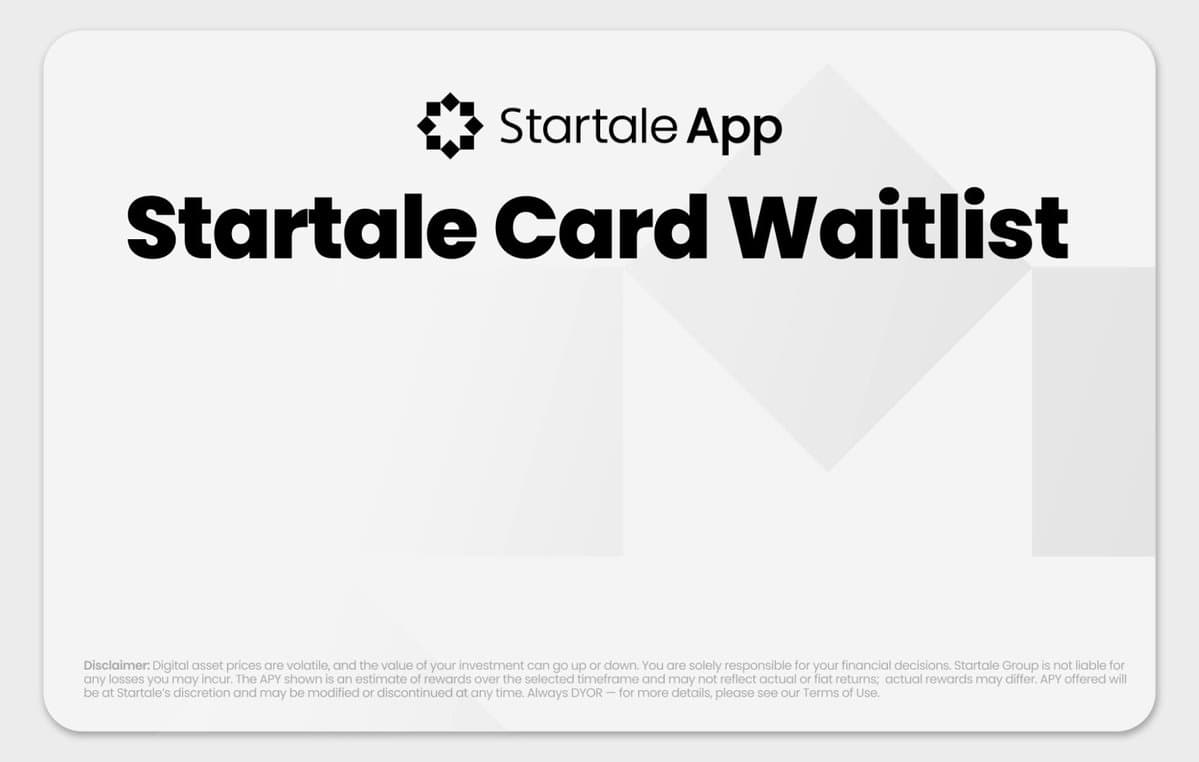 Startale Card、待機者数が25万人を突破